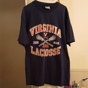 Virginia‎ Lacrosse NCAA T-Shirt. Sz.L